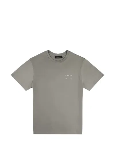 Hogan Logo-print Cotton-jersey T-shirt In Gray