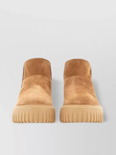 HOGAN LOW ANKLE BOOTS SUEDE FINISH