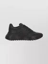 Hogan Low Sneakers With Round Toe And Rubber Sole In Black