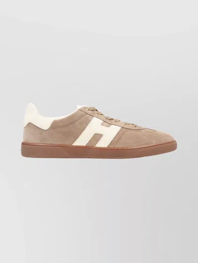 HOGAN LOW-TOP LEATHER SNEAKERS AND ADDITIONAL LACE SET