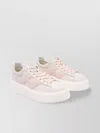 Hogan Low Top Leather Sneakers With Platform Sole