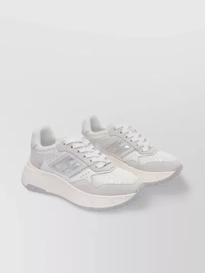 Hogan Low Top Sneakers Chunky Sole In White