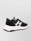 Hogan Low Top Sneakers Contrasting Sole In Black