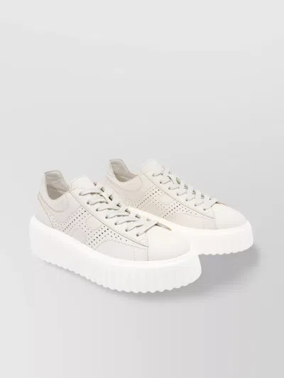HOGAN LOW TOP SNEAKERS H-STRIPES
