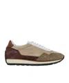 Hogan Suede Calf Leather Sneakers With Lettering In Multicolor