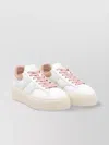 Hogan Low Top Sneakers Platform Sole In White