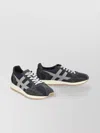 Hogan Low-top Sneakers Round Toeline In Blue