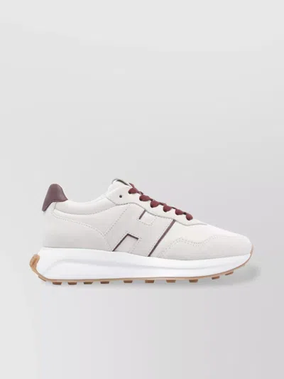 HOGAN LOW TOP SNEAKERS SOLE CONTRASTING