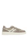 Hogan Low-top Sneakers With Nubuck Leather In Multi