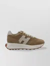 Hogan Low Top Sneakers With Rubber Sole And Suede Upper