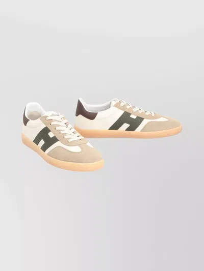 Hogan Low-top Sneakers With Suede And Leather In Multi