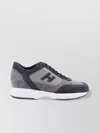 Hogan Low Top Sneakers With Suede And Mesh Panels In Multi