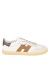 Hogan Low-top Sneakers With Suede And Smooth Textures In Multi