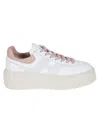 Hogan Low-top Sneakers With Suede Side Stripes In White