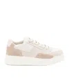 Hogan Women's Chamallow Nappa And Suede Sneakers In White