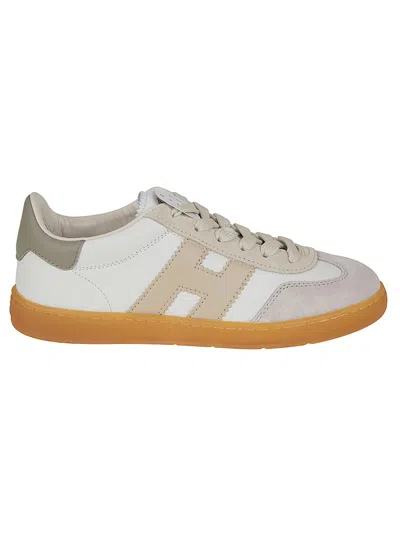 Hogan Low-top Multi-material Sneakers With Padded Tongue