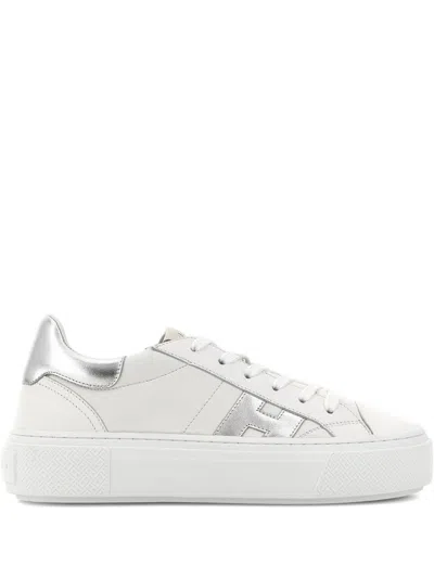 Hogan Low-top Sneakers With Silver Accents In Multi