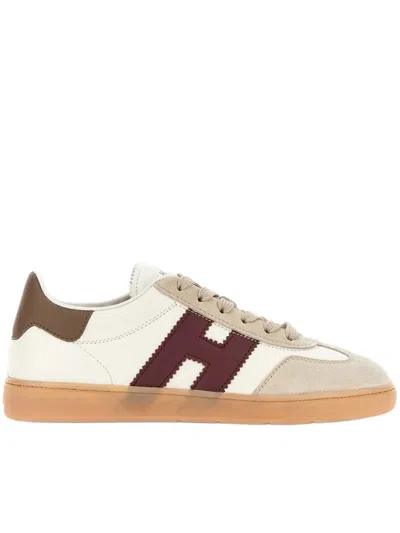 Hogan Low-top Sneakers With Suede And Leather Detailing In Multi