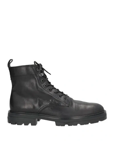 Hogan Man Ankle Boots Black Size 11 Leather