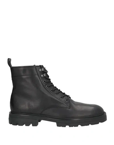 Hogan Man Ankle Boots Black Size 12.5 Leather