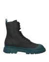 Hogan Man Ankle Boots Black Size 9 Leather In Black