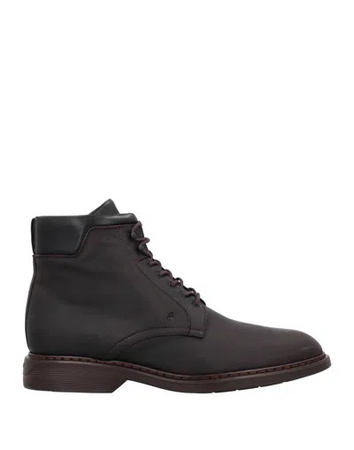 Hogan Ankle Boots In Brown