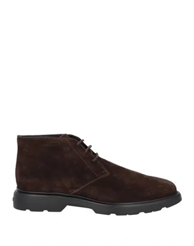 Hogan Flat Shoes Brown
