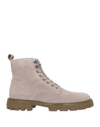 Hogan Man Ankle Boots Light Grey Size 10 Leather