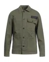 Hogan Denim Outerwear In Green