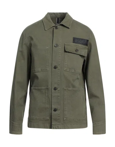 Hogan Denim Outerwear In Green