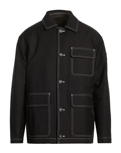 Hogan Man Jacket Black Size Xl Cotton