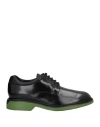 Hogan Man Lace-up Shoes Black Size 7.5 Soft Leather In Black