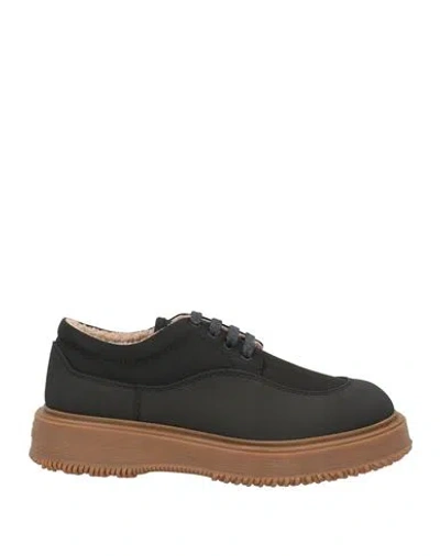 Hogan Man Lace-up Shoes Black Size 9 Textile Fibers