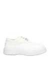Hogan Man Lace-up Shoes Off White Size 9 Textile Fibers, Synthetisches Material In White