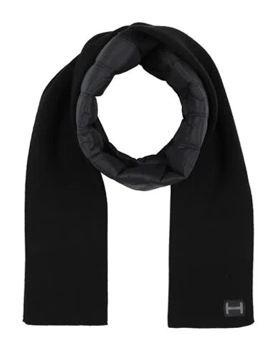 Hogan Man Scarf Black Size - Acrylic, Virgin Wool, Polyamide