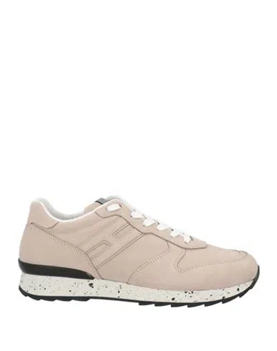 Hogan Man Sneakers Beige Size 9 Leather