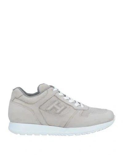 Hogan Man Sneakers Beige Size 9 Leather