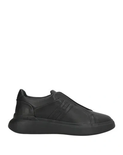 Hogan Man Sneakers Black Size 10 Leather