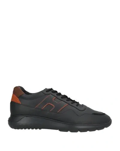 Hogan Man Sneakers Black Size 12.5 Leather