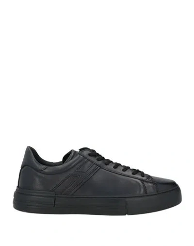 Hogan Man Sneakers Black Size 8.5 Soft Leather