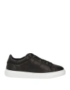 Hogan Man Sneakers Black Size 11.5 Soft Leather In Black