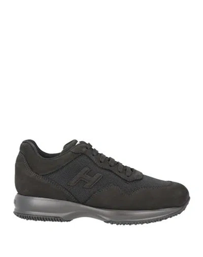 Hogan Man Sneakers Black Size 8.5 Soft Leather