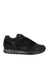 Hogan Man Sneakers Black Size 8.5 Soft Leather In Black