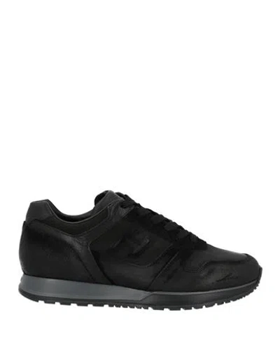 Hogan Man Sneakers Black Size 8.5 Soft Leather