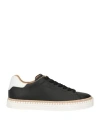Hogan Man Sneakers Black Size 9 Leather