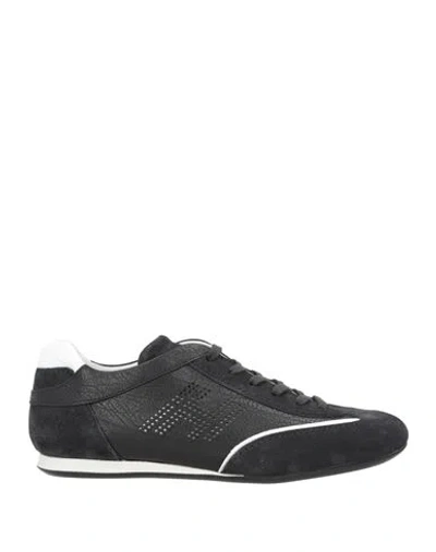 Hogan Man Sneakers Black Size 9 Leather