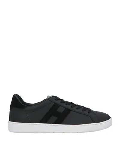 Hogan Man Sneakers Black Size 9 Leather