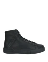 Hogan Man Sneakers Black Size 9 Leather In Black