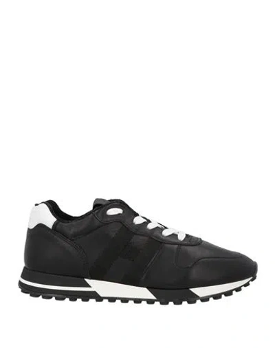Hogan Man Sneakers Black Size 9 Soft Leather