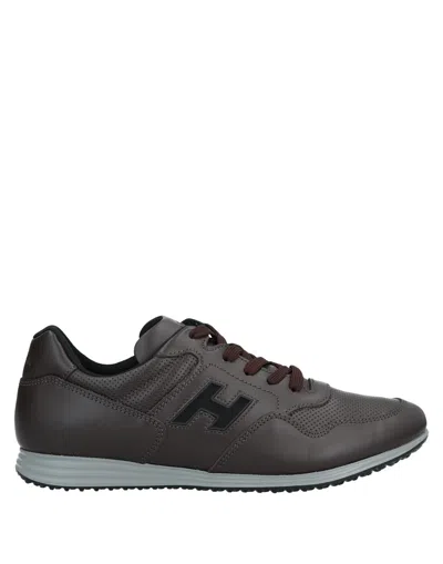 Hogan Sneakers In Brown